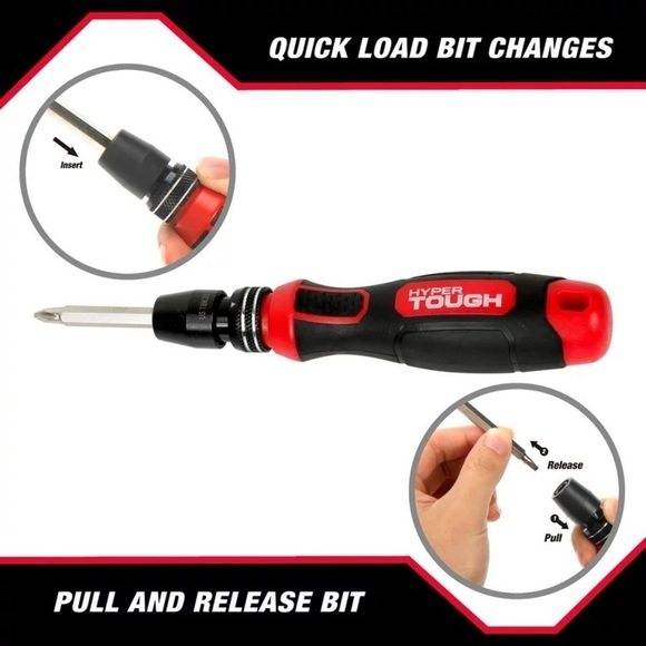 New Hyper Tough Hyper Tough 24-piece Quick-load Screwdriver Set - Picture 6 of 11